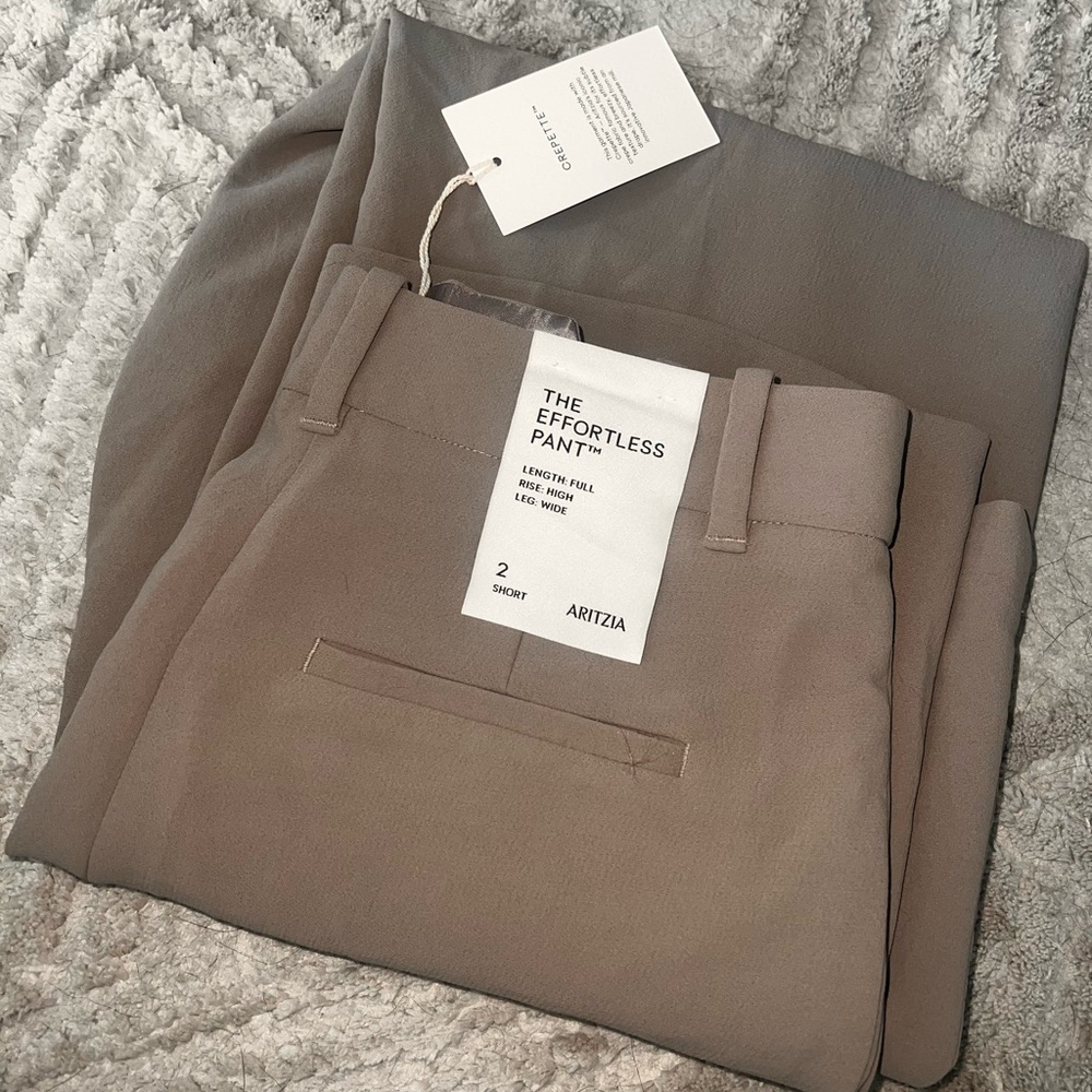 Aritzia Womens efortless Pants - nomad taupe